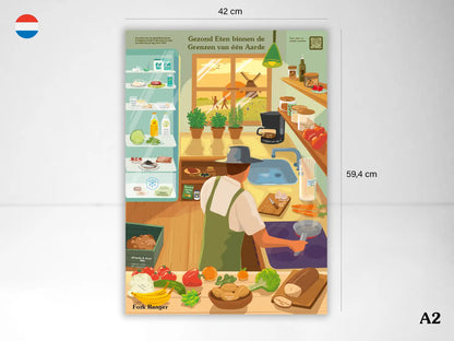 Poster – Gezond eten binnen de grenzen van één aarde