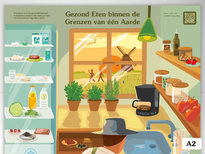 Poster – Gezond eten binnen de grenzen van één aarde